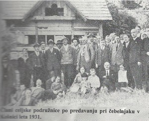 Člani celjske podružnice 1931